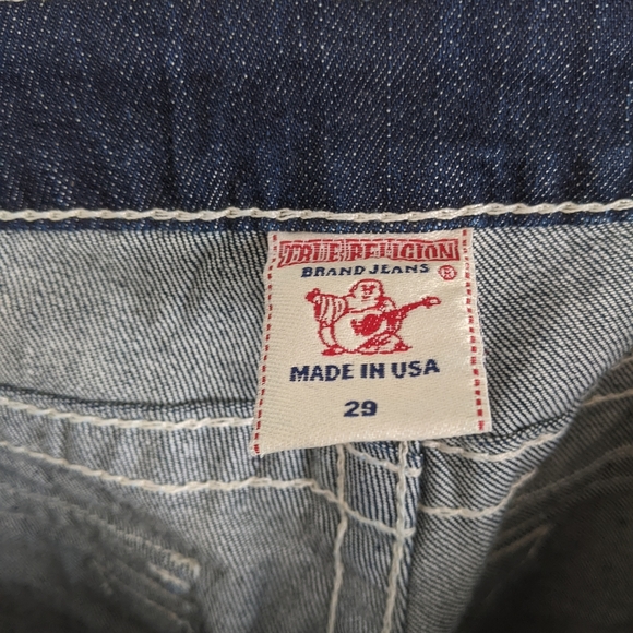 True Religion Billy Bling Rhinestones Jeans 29 - Picture 5 of 13